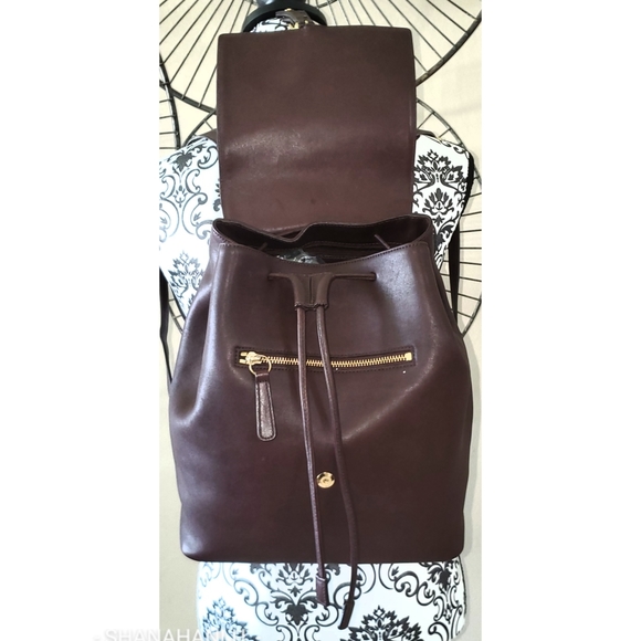 Coach 9827 Vintage Legacy West Hampton Mocha Leather Daypack/Backoack - Picture 6 of 12